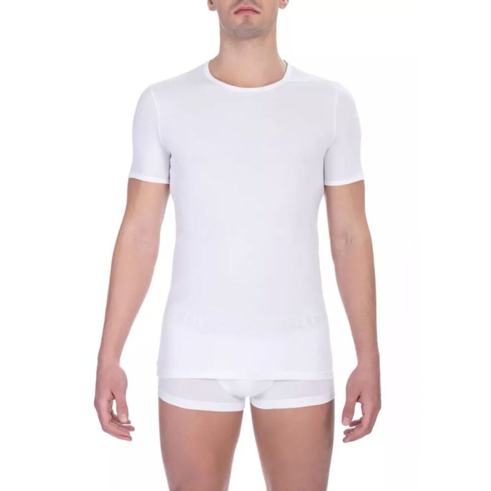 Bikkembergs White Cotton Men's Men's T-Shirt
